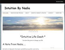 Tablet Screenshot of intuitionbynadia.com